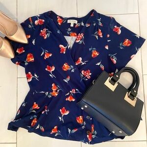 Boho floral short sleeve L